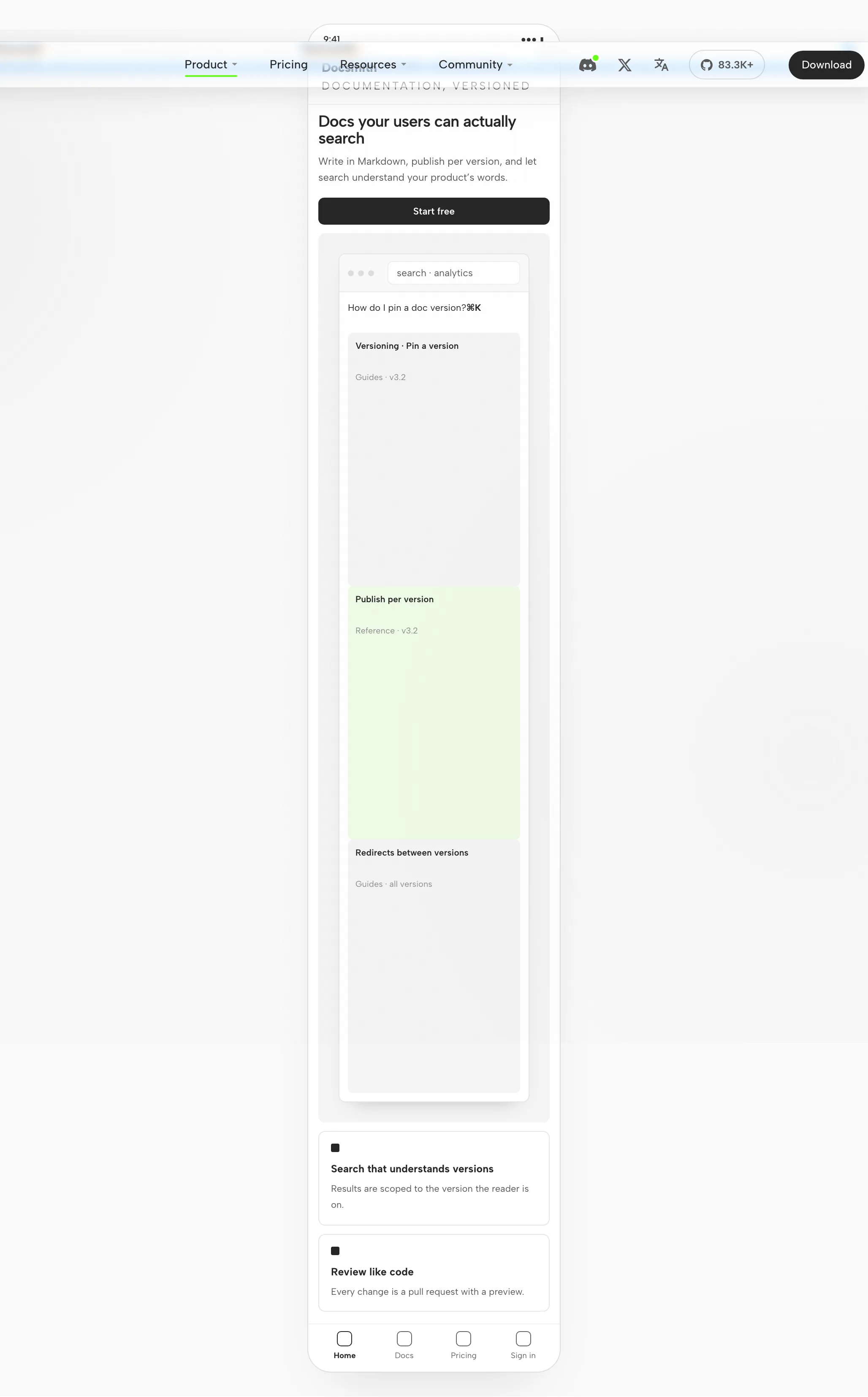 Trae CLI Artifact: Product Page at 1440px and 390px — Mobile