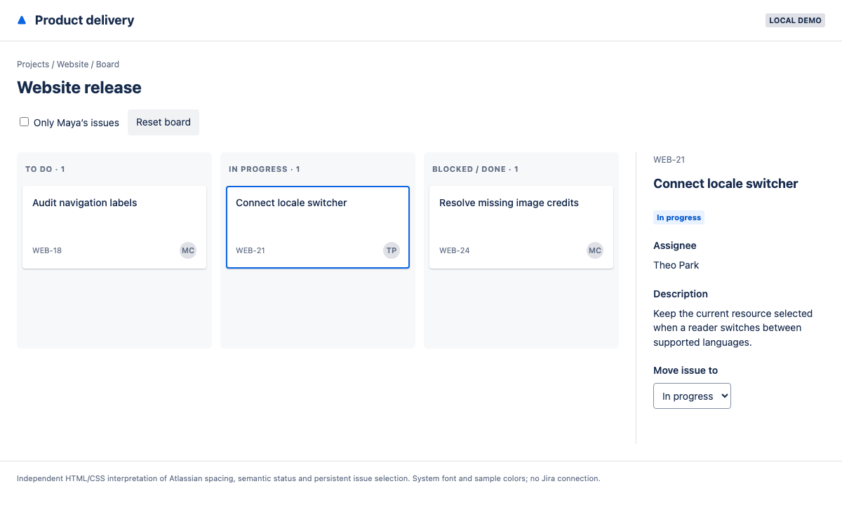 Atlassian Design System interface study
