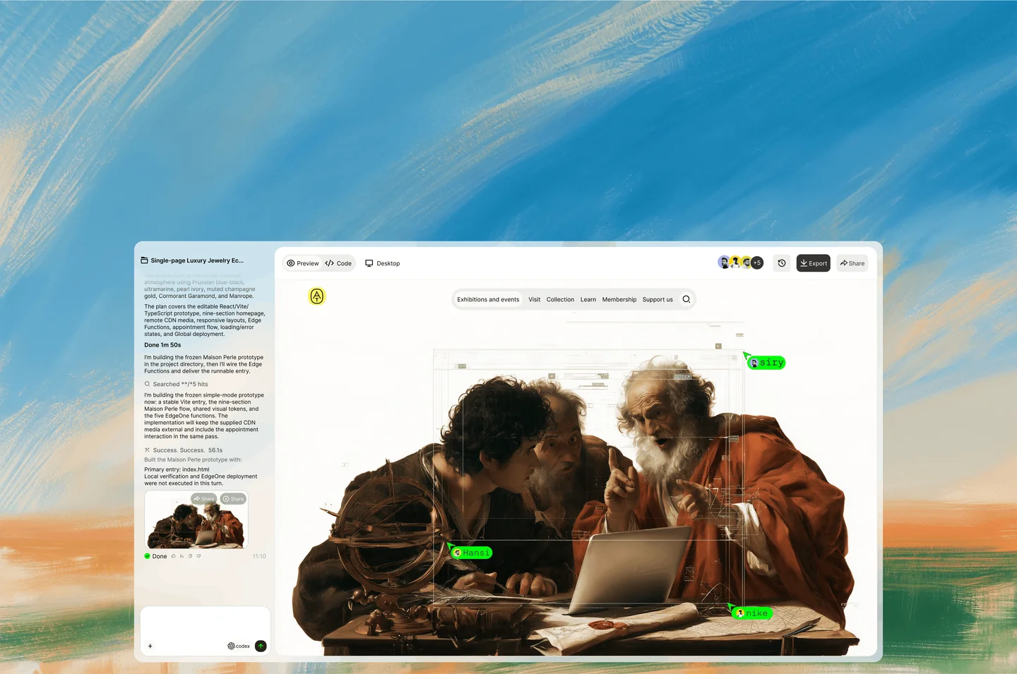 Open-source design studio