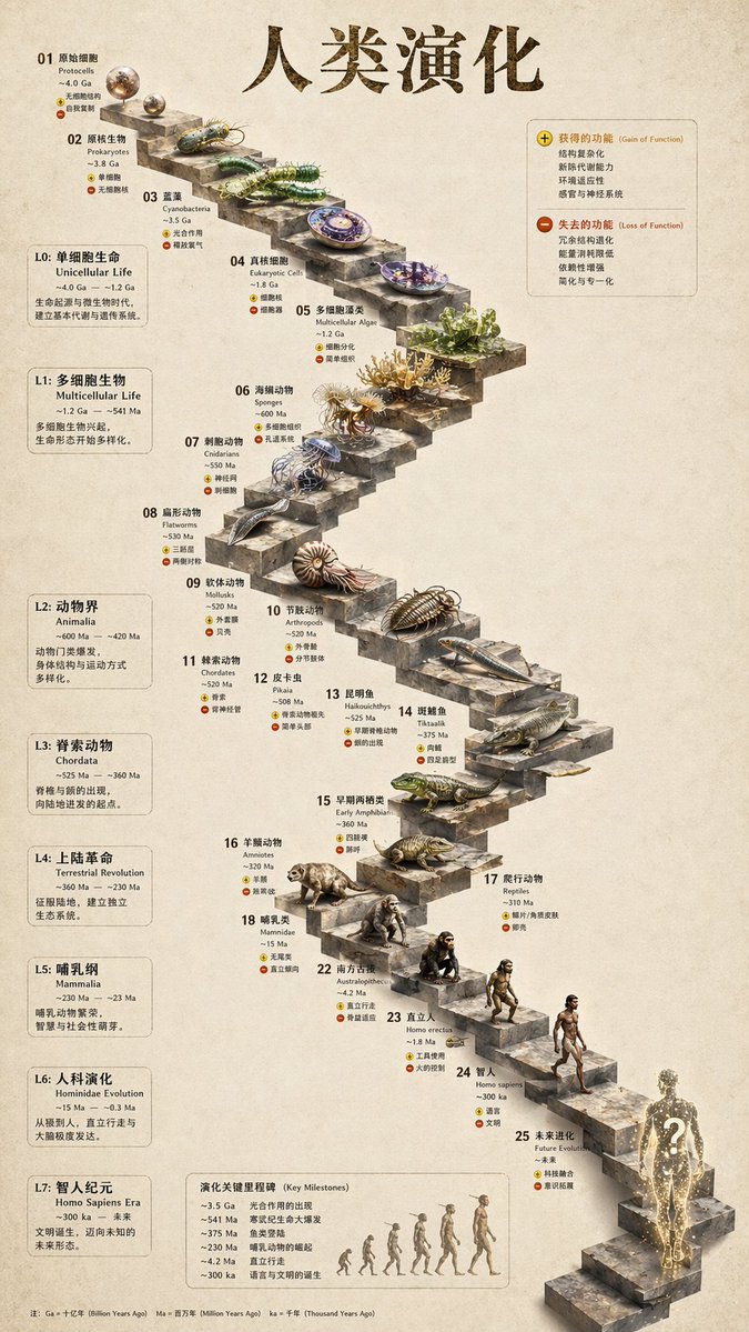 3D Stone Staircase Evolution Infographic preview