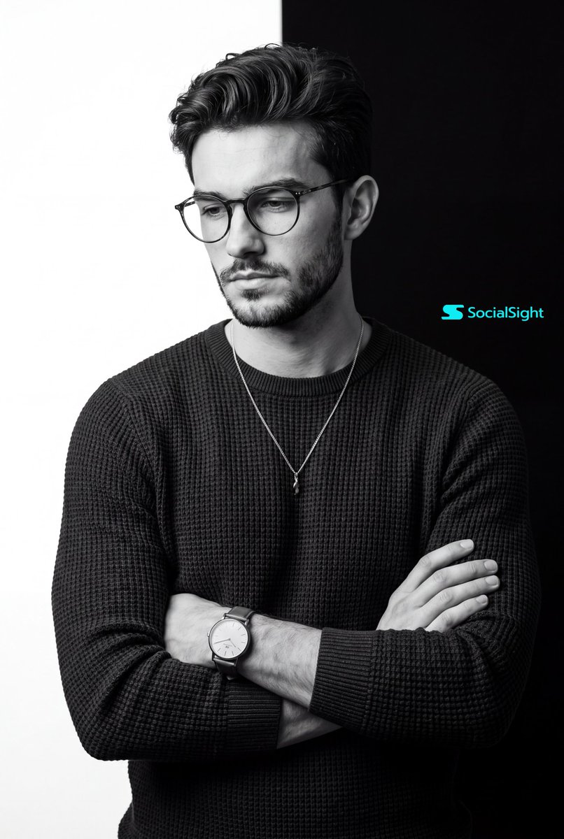 Profile / Avatar - Monochrome Studio Portrait preview