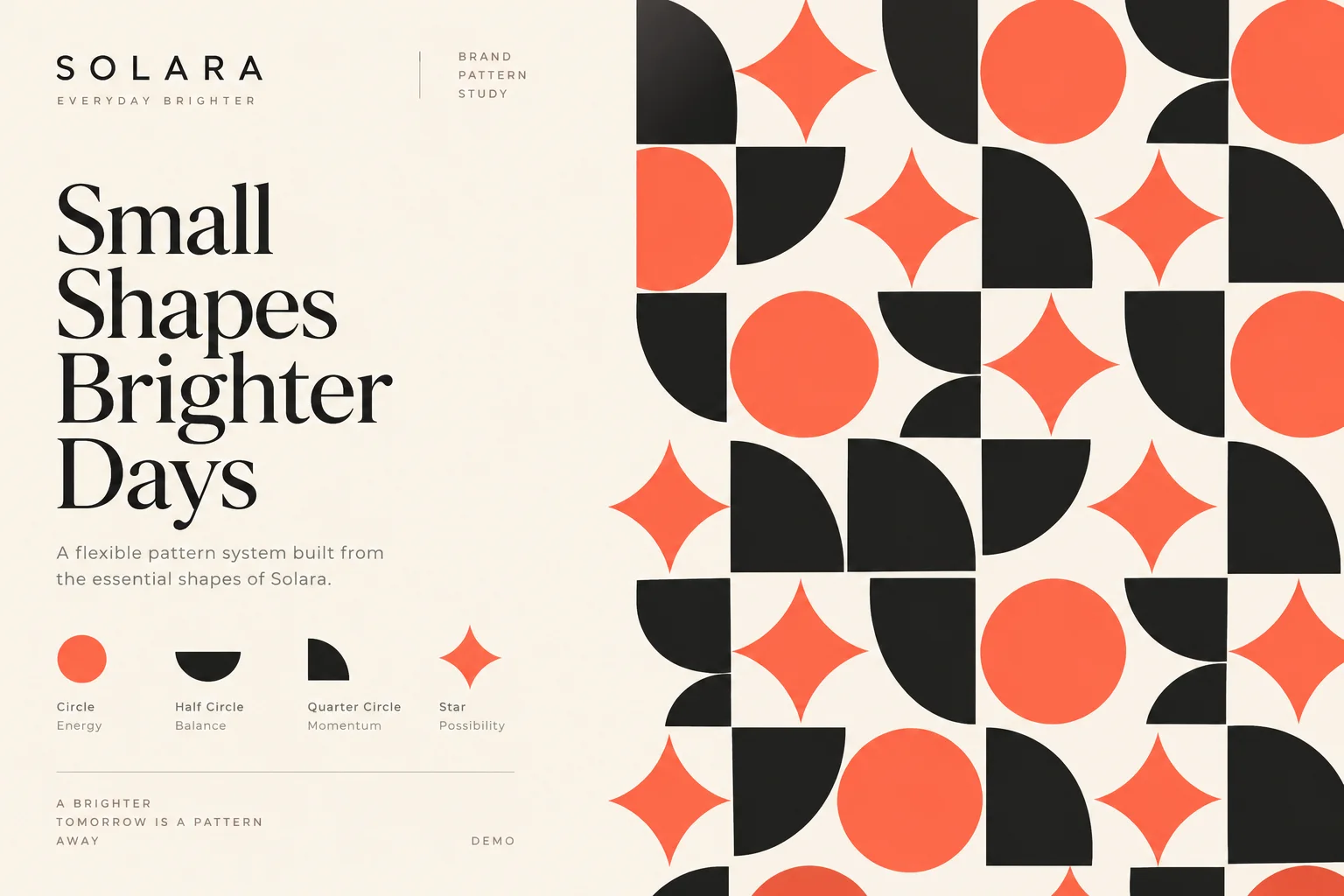 AI-generated visual concept for brand pattern study