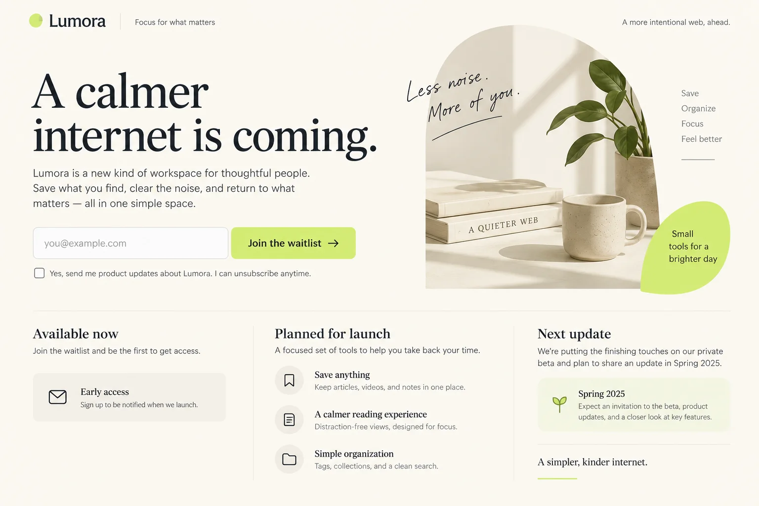 AI-generated visual concept for coming-soon waitlist