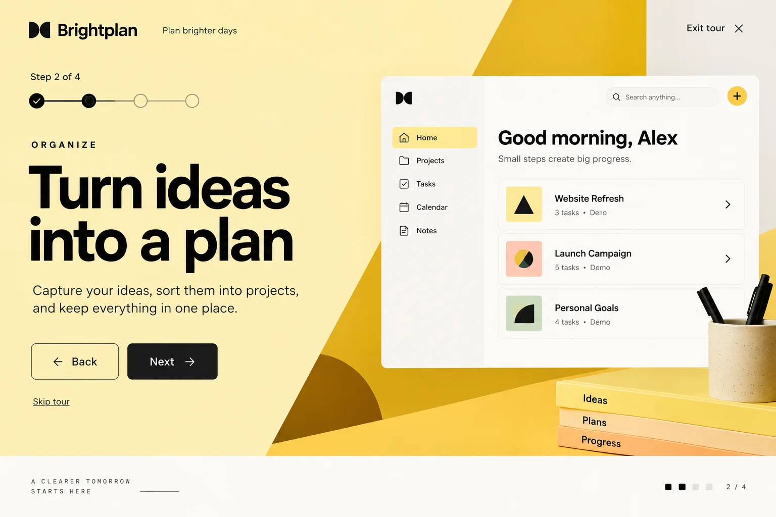 AI-generated visual concept for interactive product tour