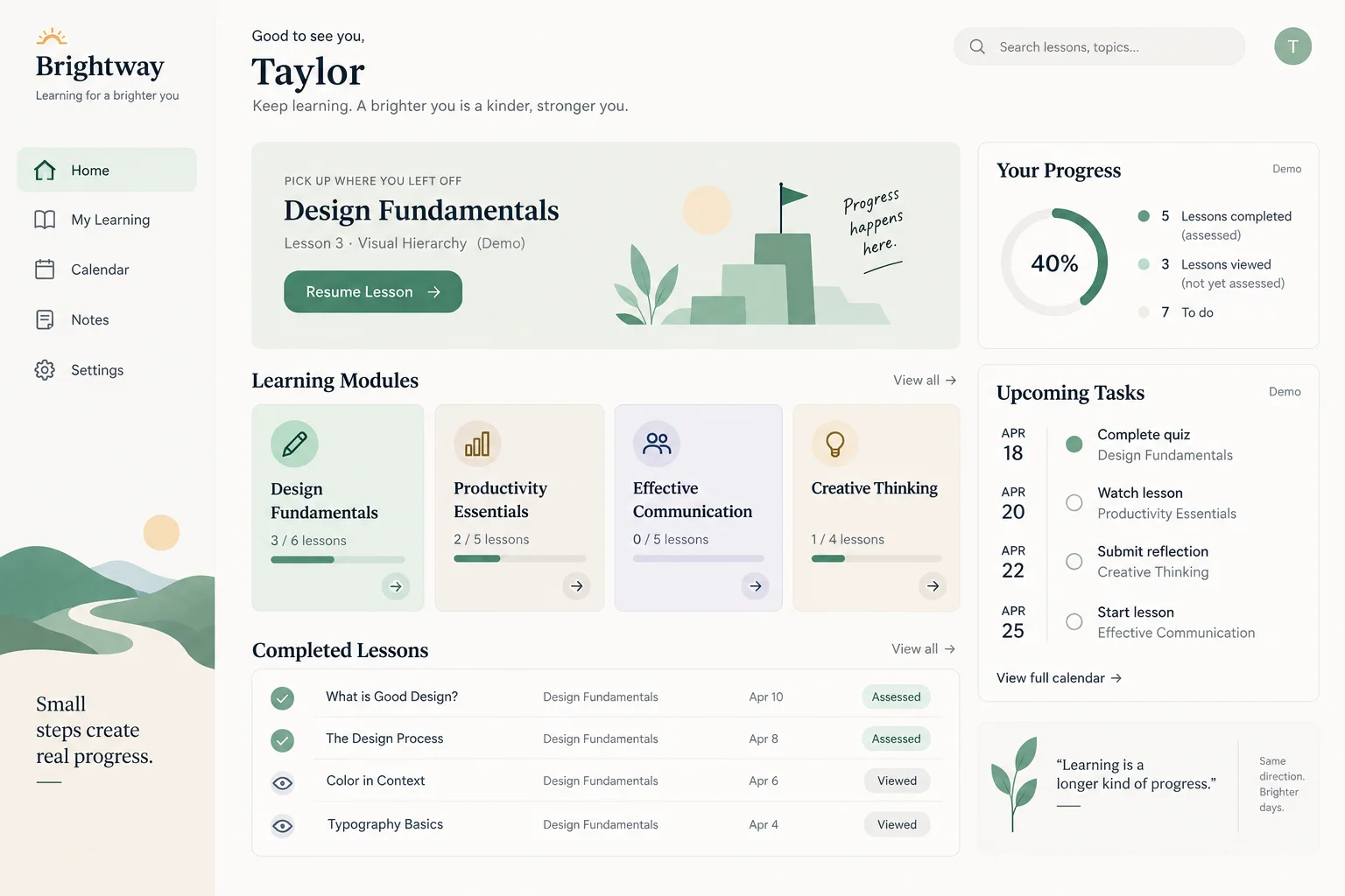 AI-generated visual concept for learning progress dashboard
