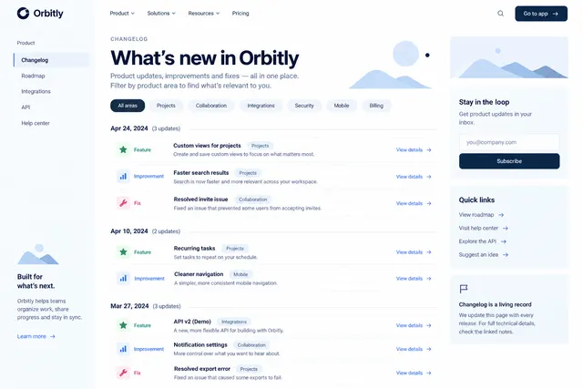 AI-generated visual concept for product changelog
