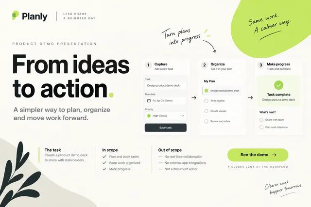 AI-generated visual concept for product demo presentation