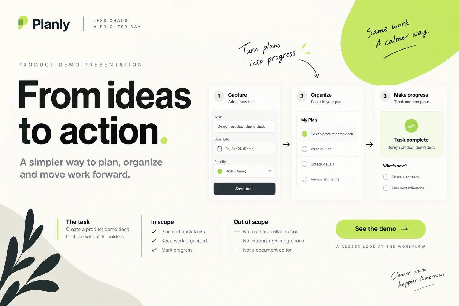 AI-generated visual concept for product demo presentation