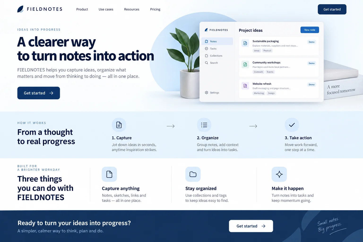 AI-generated visual concept for product launch page