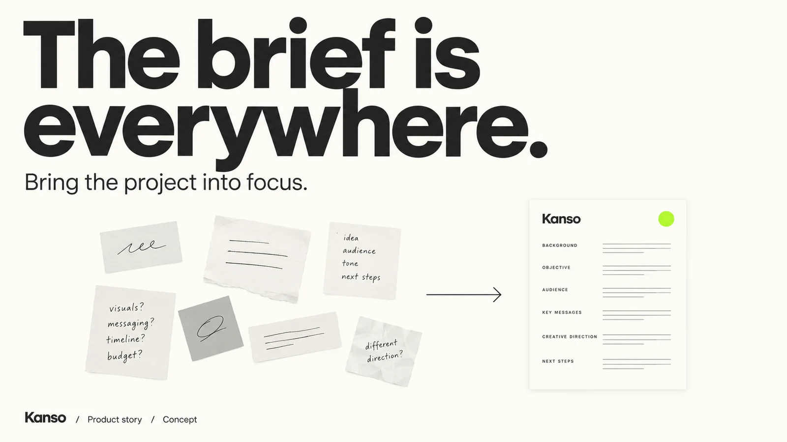 AI-generated visual concept for product story presentation