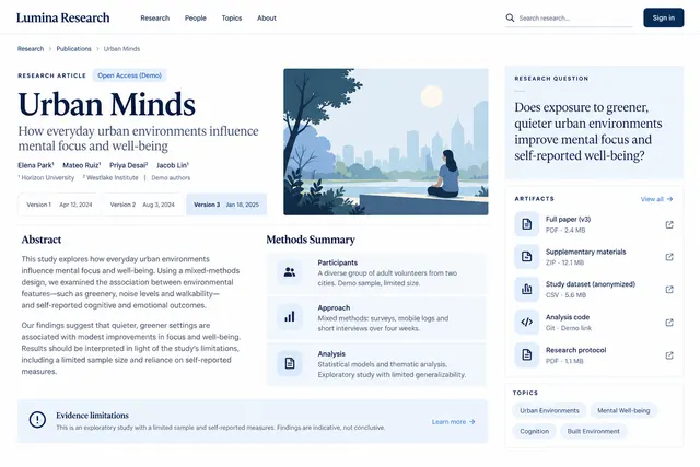 AI-generated visual concept for research publication page
