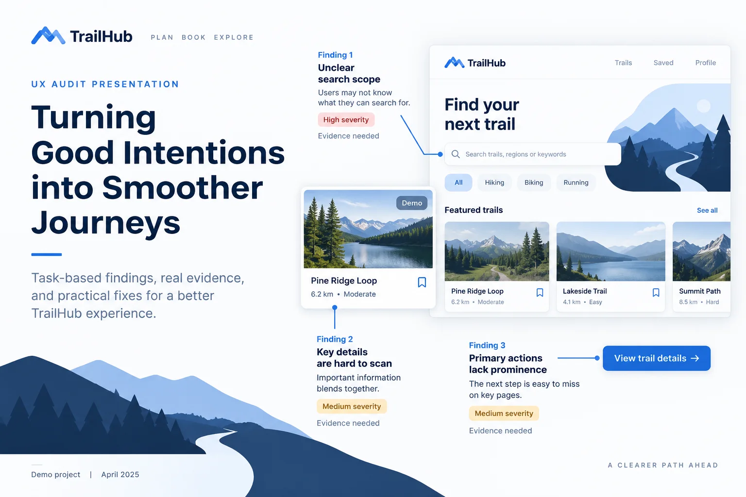AI-generated visual concept for ux audit presentation